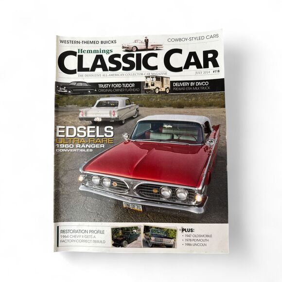 2014 Hemmings Classic Car Magazine Lot of 7 Issues Apr–Dec Vintage Autos - Picture 5 of 8